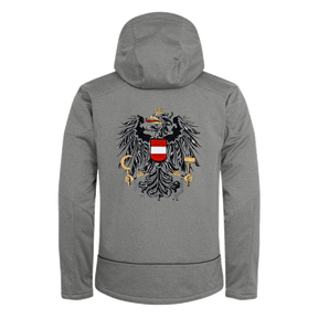 Österreich Adler Herren Skijacke grau