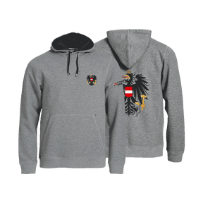 Österreich Adler Hoodie (Stick beidseitig)