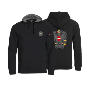 Österreich Adler Hoodie (Stick beidseitig)