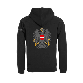 Österreich Adler Hoodie (Stick beidseitig)