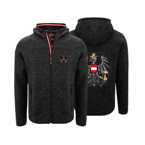 Österreich Adler Jacke Schwarz
