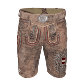 Österreich Adler Lederhose Hoamatkult #Farbe_Vintage-Braun