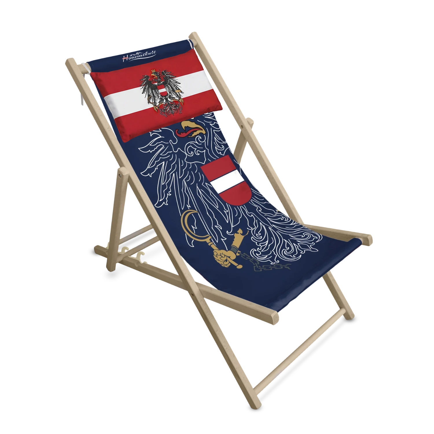 Österreich Adler Liegestuhl - Dunkelblau