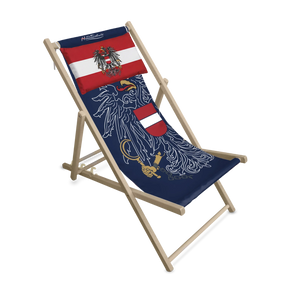Österreich Adler Liegestuhl - Dunkelblau