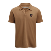 Österreich Adler Polo Shirt Braun #Farbe_Cognac