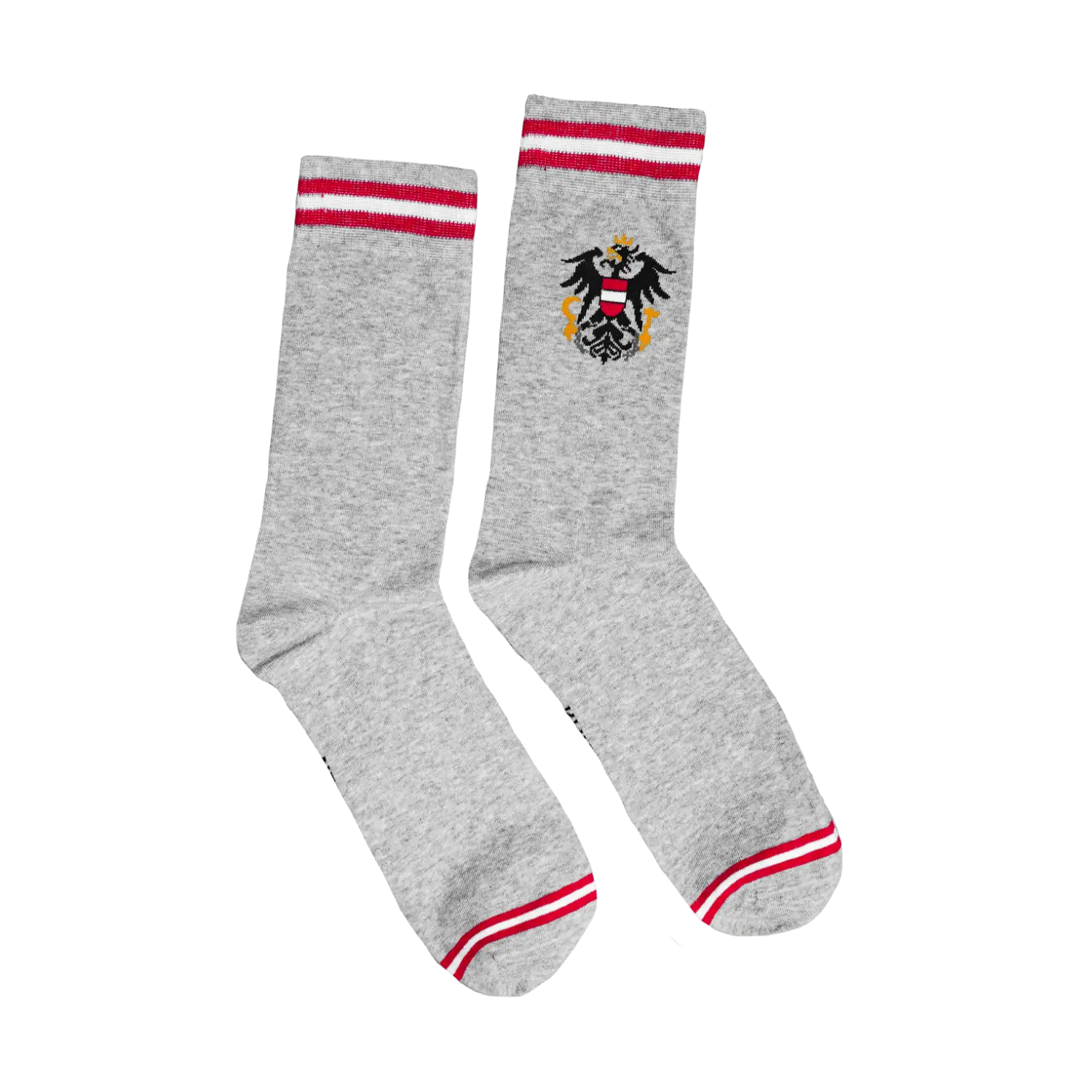 Österreich Adler Socken grau