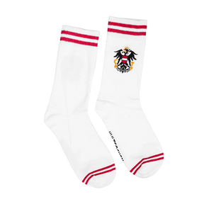Österreich Adler Socken weiß