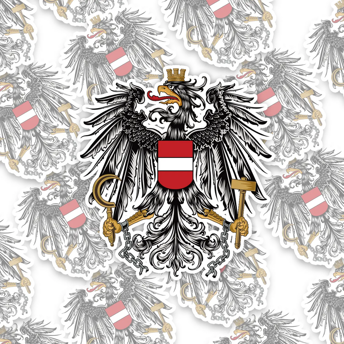 Österreich Adler Sticker