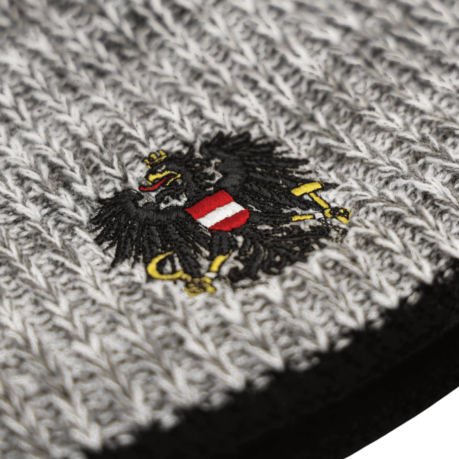 Österreich Adler Stickerei Wintermütze