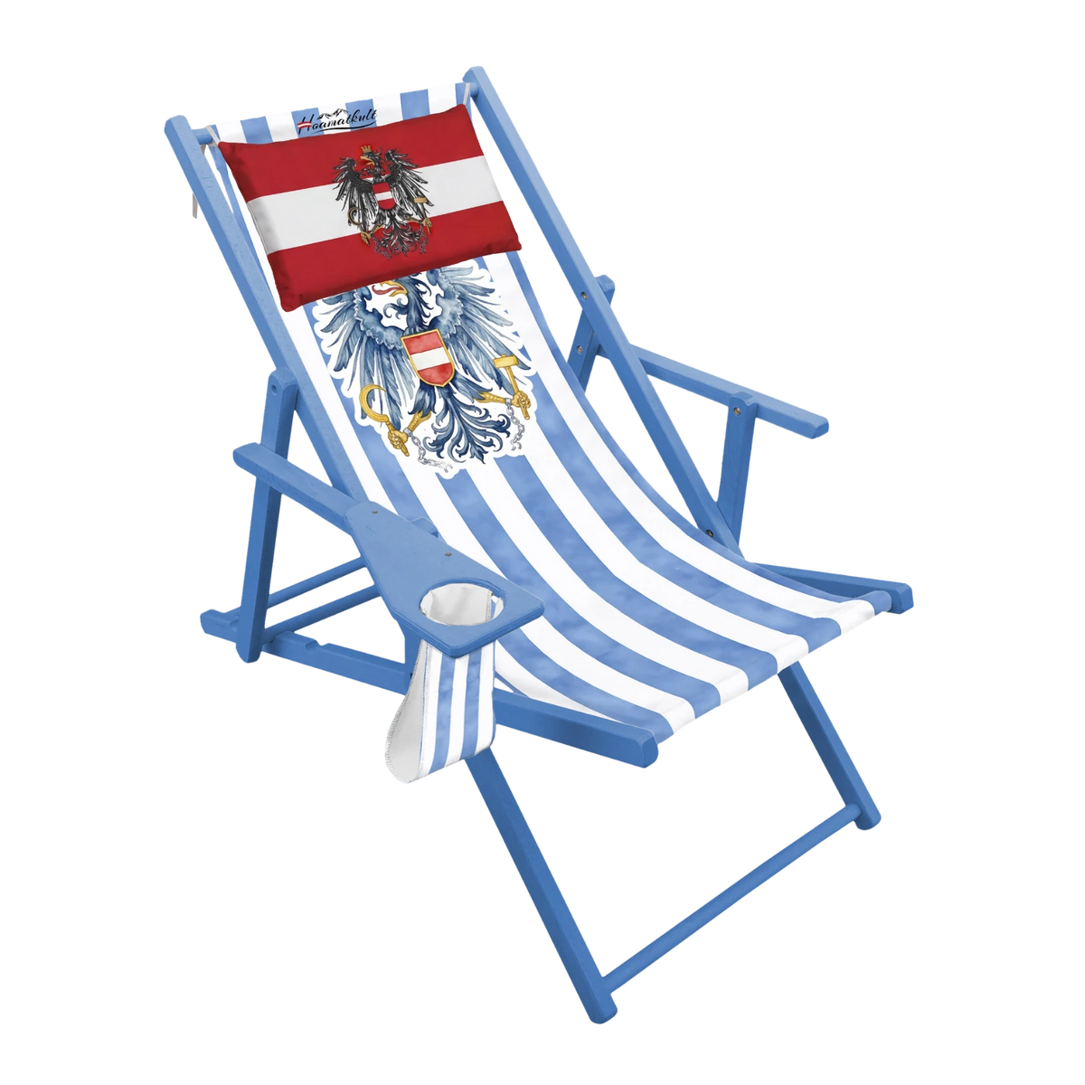 Österreich Adler Strandstuhl dunkelblau