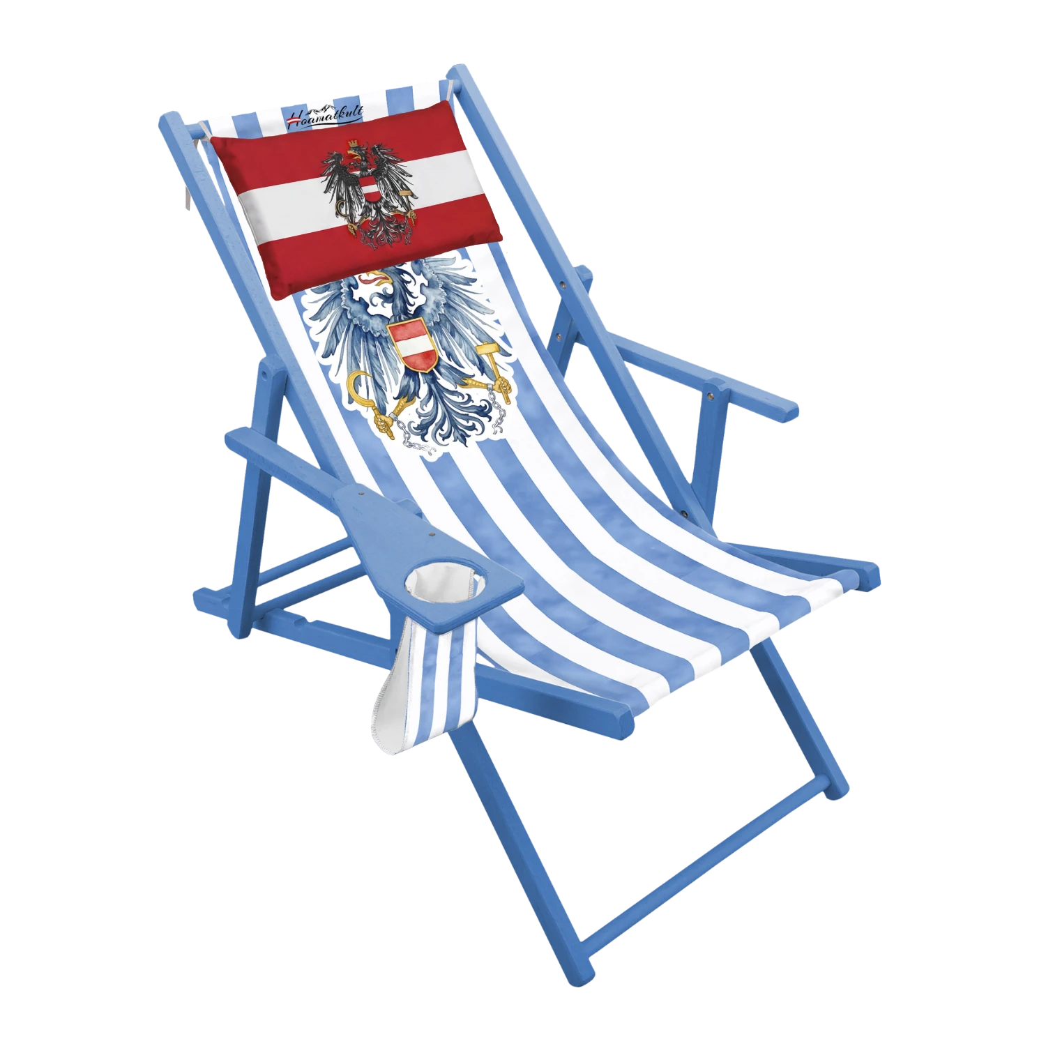 Österreich Adler Strandstuhl dunkelblau