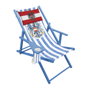 Österreich Adler Strandstuhl dunkelblau