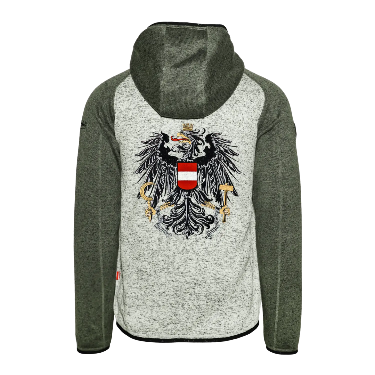 Österreich Kultjacke mit Kapuze - DUO Grün