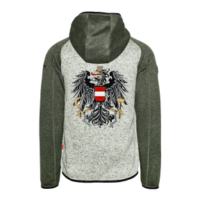 Österreich Kultjacke mit Kapuze - DUO Grün