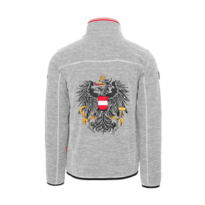 Österreich Adler Kultjacke ohne Kapuze - Dobby Fleece