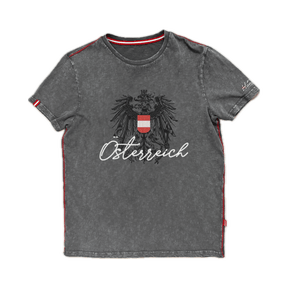 Österreich Adler T-Shirt Herren dunkelgrau