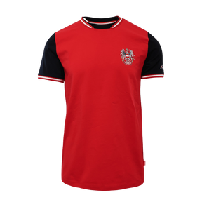 Österreich Adler T-Shirt Herren WM Kollektion Hoamatkult #Farbe_Rot
