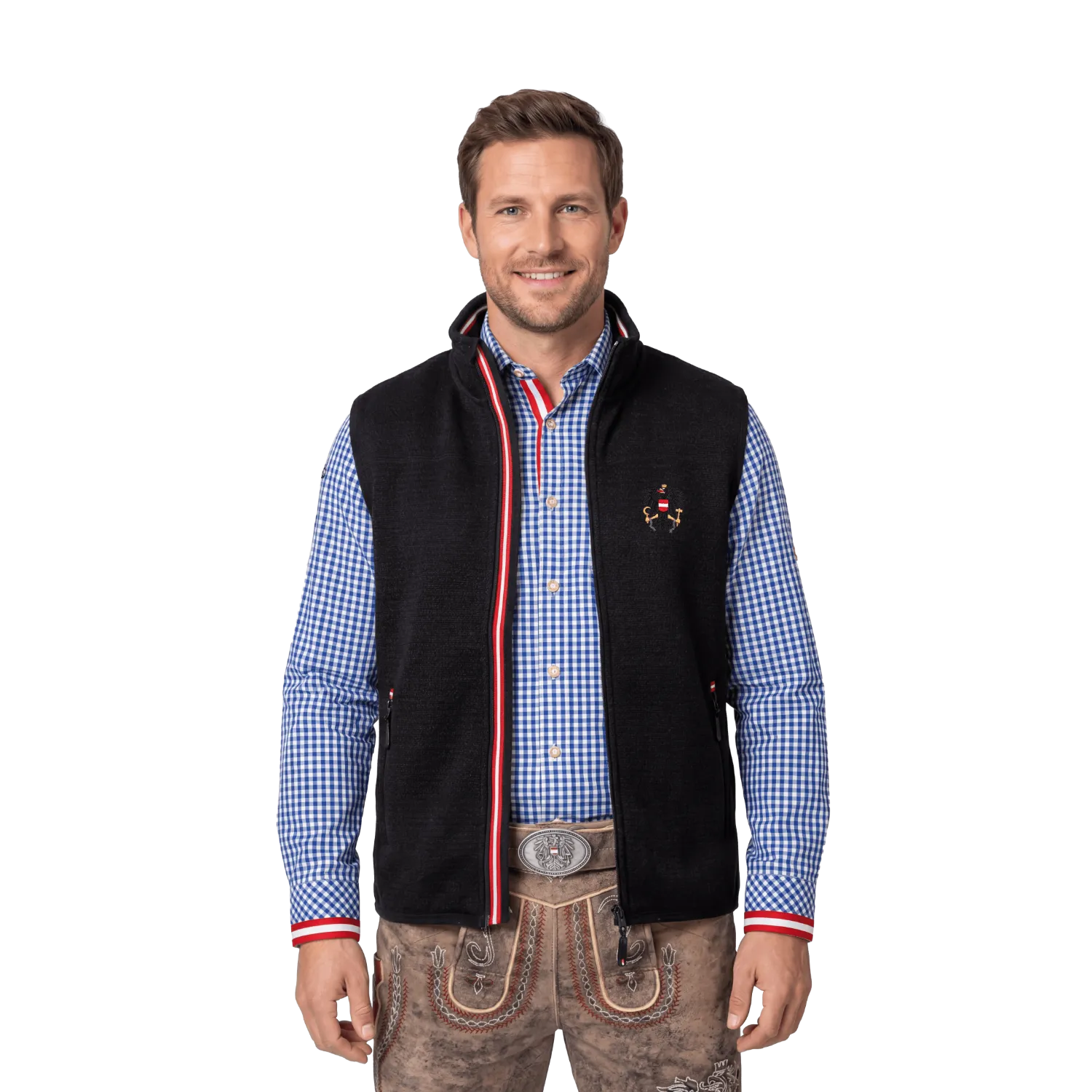 Österreich Adler Kultgilet - Strickoptik