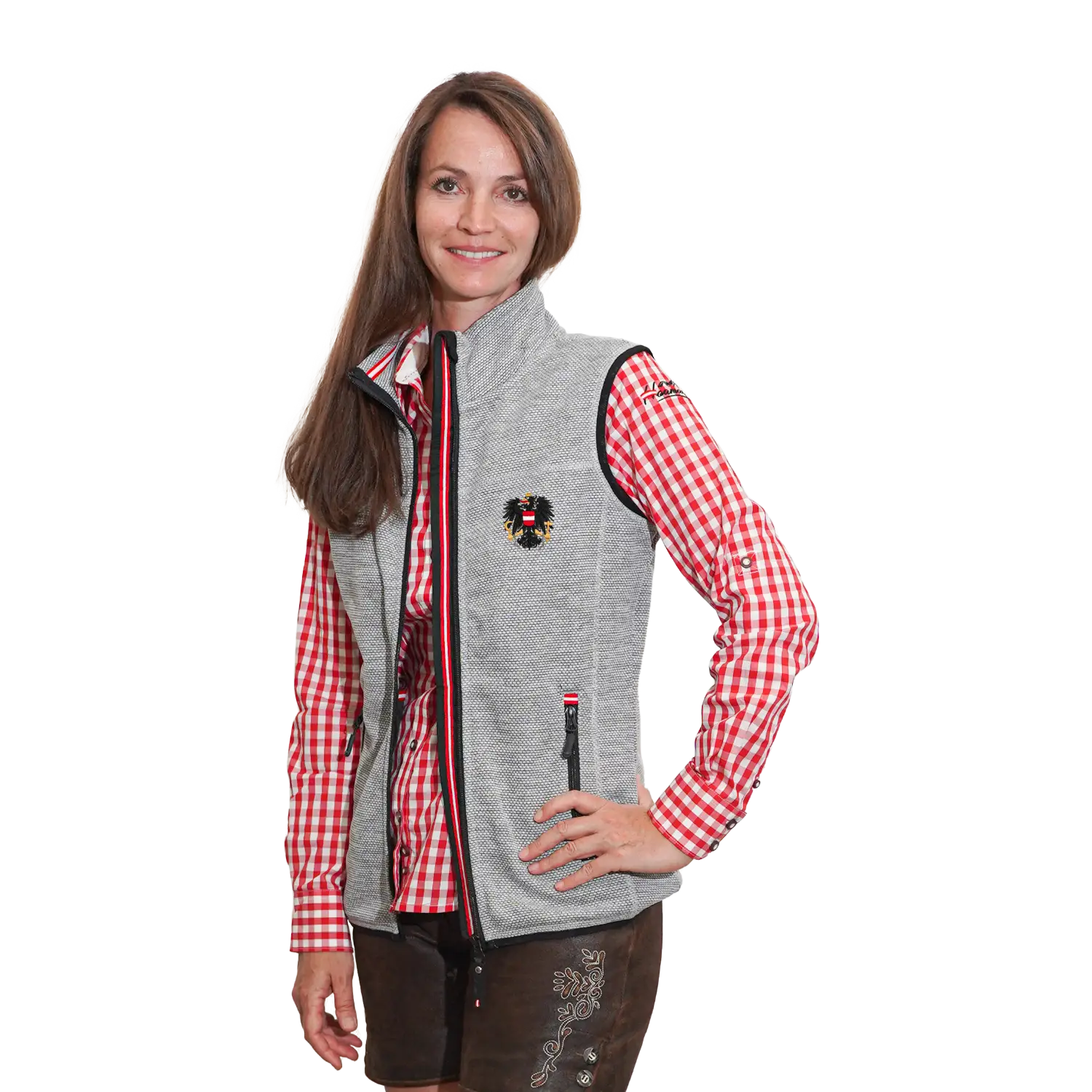 Österreich Adler Kultgilet - Dobby Fleece