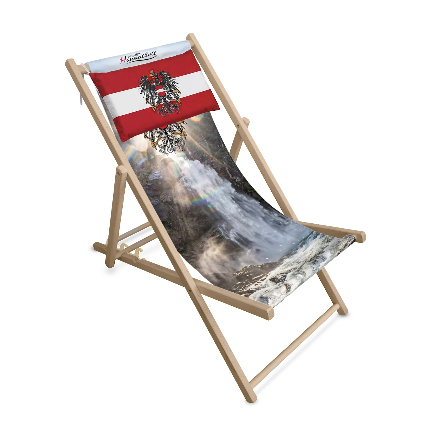 Österreich Adler Wasserfall Strandstuhl