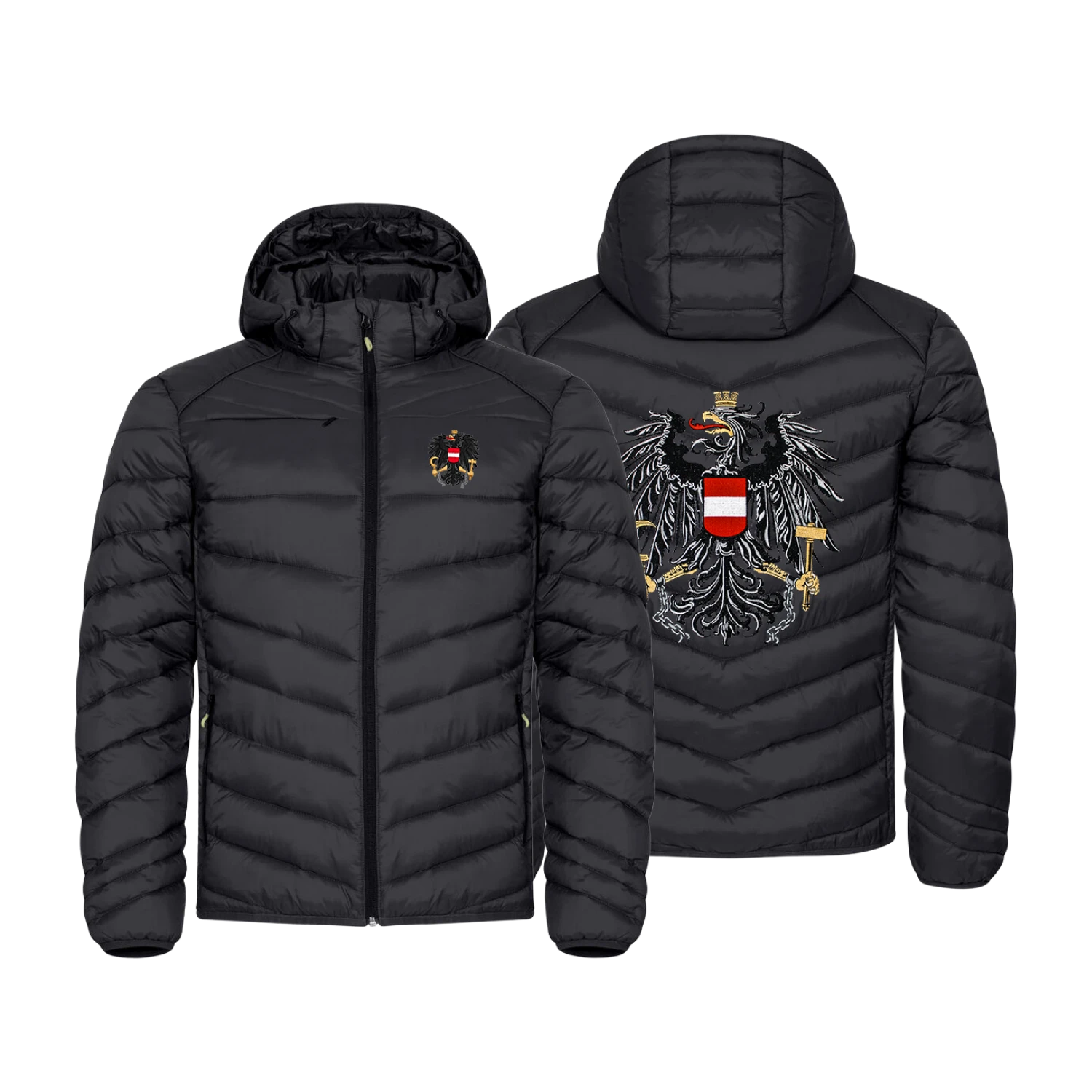 Österreich Adler Steppjacke