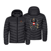 Österreich Adler Winterjacke Schwarz #Farbe_Schwarz