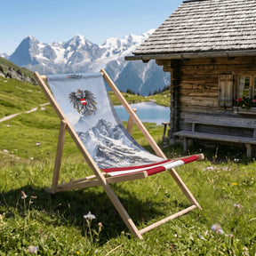 Österreich Berge Strandstuhl