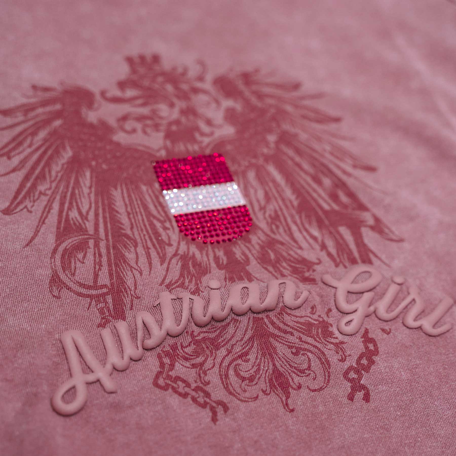 Österreich Damen Shirt Glitzer