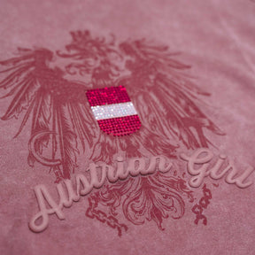 Österreich Damen Shirt Glitzer