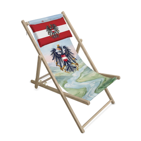 Österreich Adler Liegestuhl - Watercolor