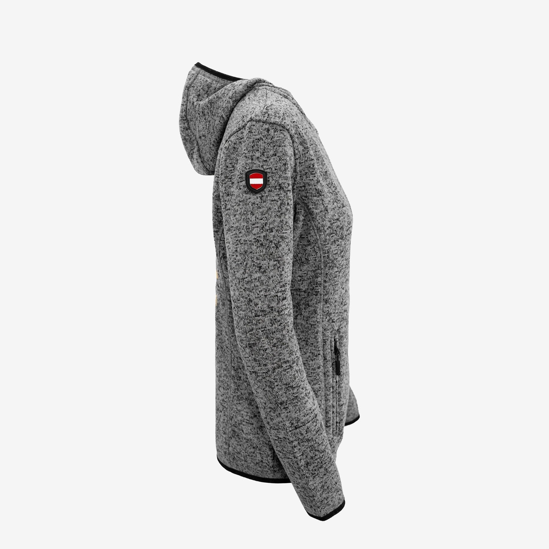Kultjacke mit Kapuze - Berg/Skifahrer