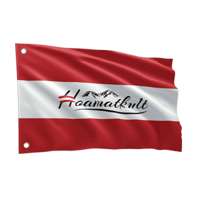 Österreich Fahne Hoamatkult Logo