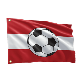 Österreich Fußball Fahne kafuen