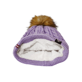 Österreich Glitzer Mütze - Lavendel
