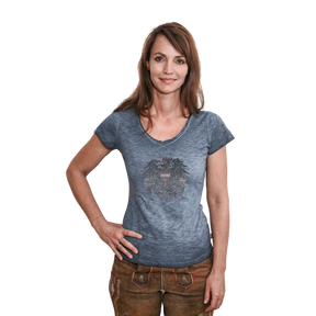 Österreich Adler Glitzer T-Shirt
