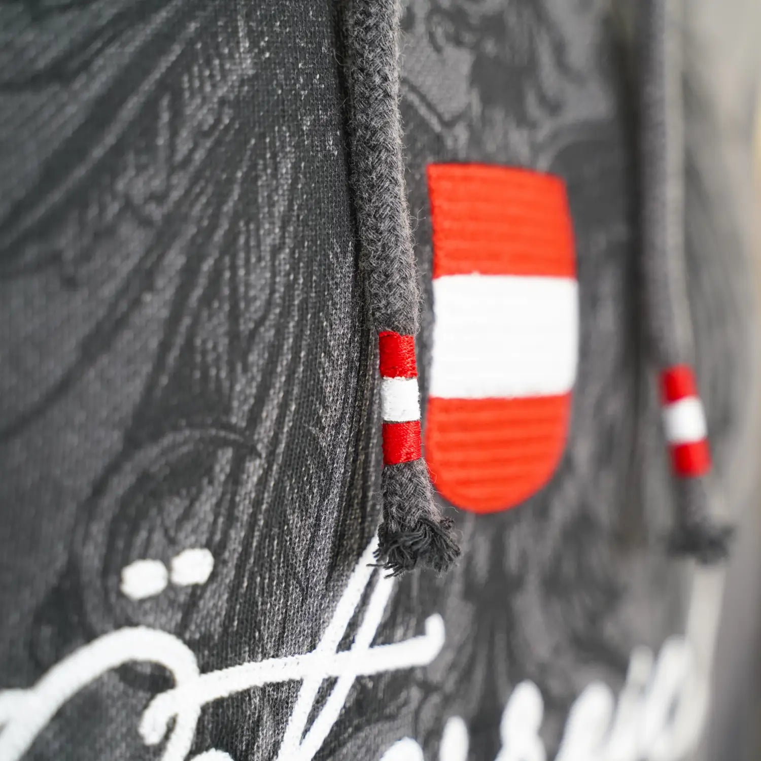 Österreich Kordel Hoodie #Farbe_Dunkelgrau
