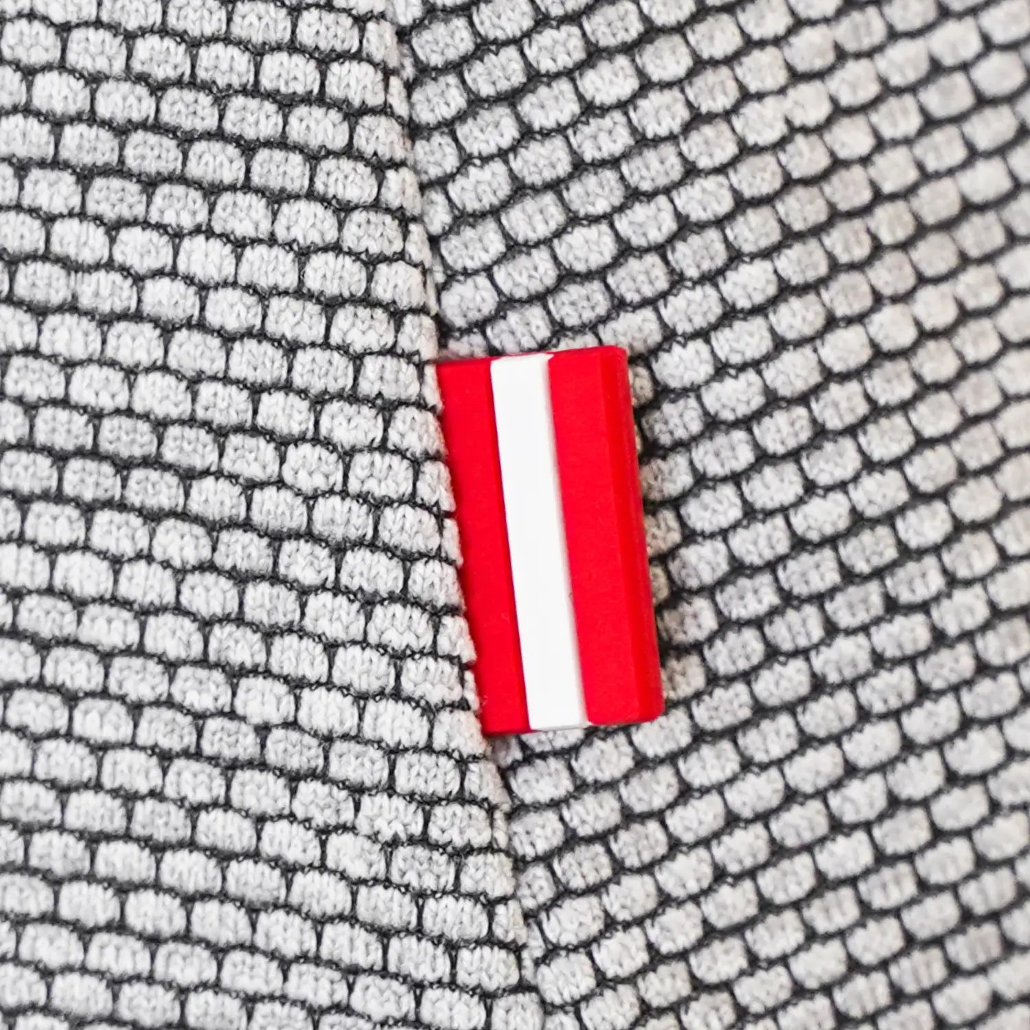 Österreich Label Dobby Fleece #Farbe_Hellgrau