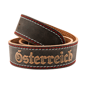 Österreich Ledergürtel braun