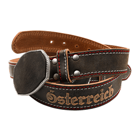 Österreich Ledergürtel braun