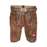 Österreich Lederhose Herren Klassik Braun #Farbe_Klassik-Braun