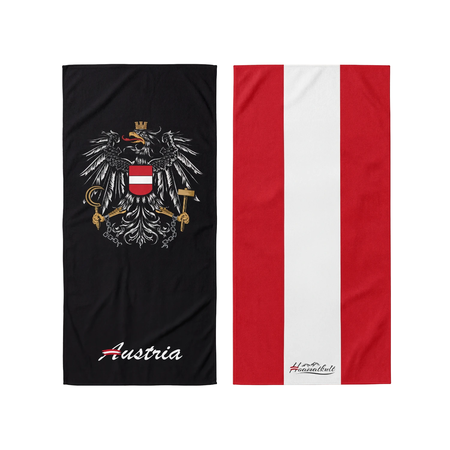 Österreich Adler Badetuch - Mikrofaser XXL