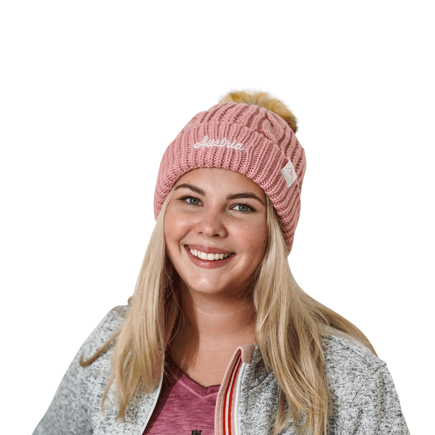 Österreich Mütze rosa