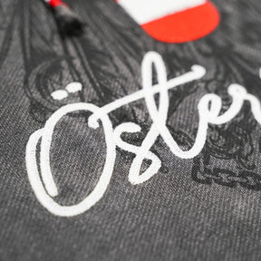 Österreich Adler Vintage Hoodie - Dunkelgrau