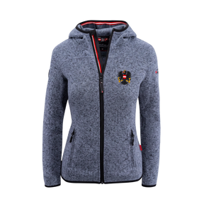 LIMITIERTE Österreich Adler Kultjacke mit Kapuze - Granitblau