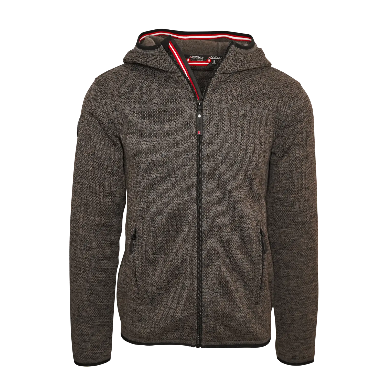 Hoamatkult Kultjacke mit Kapuze - Strickoptik