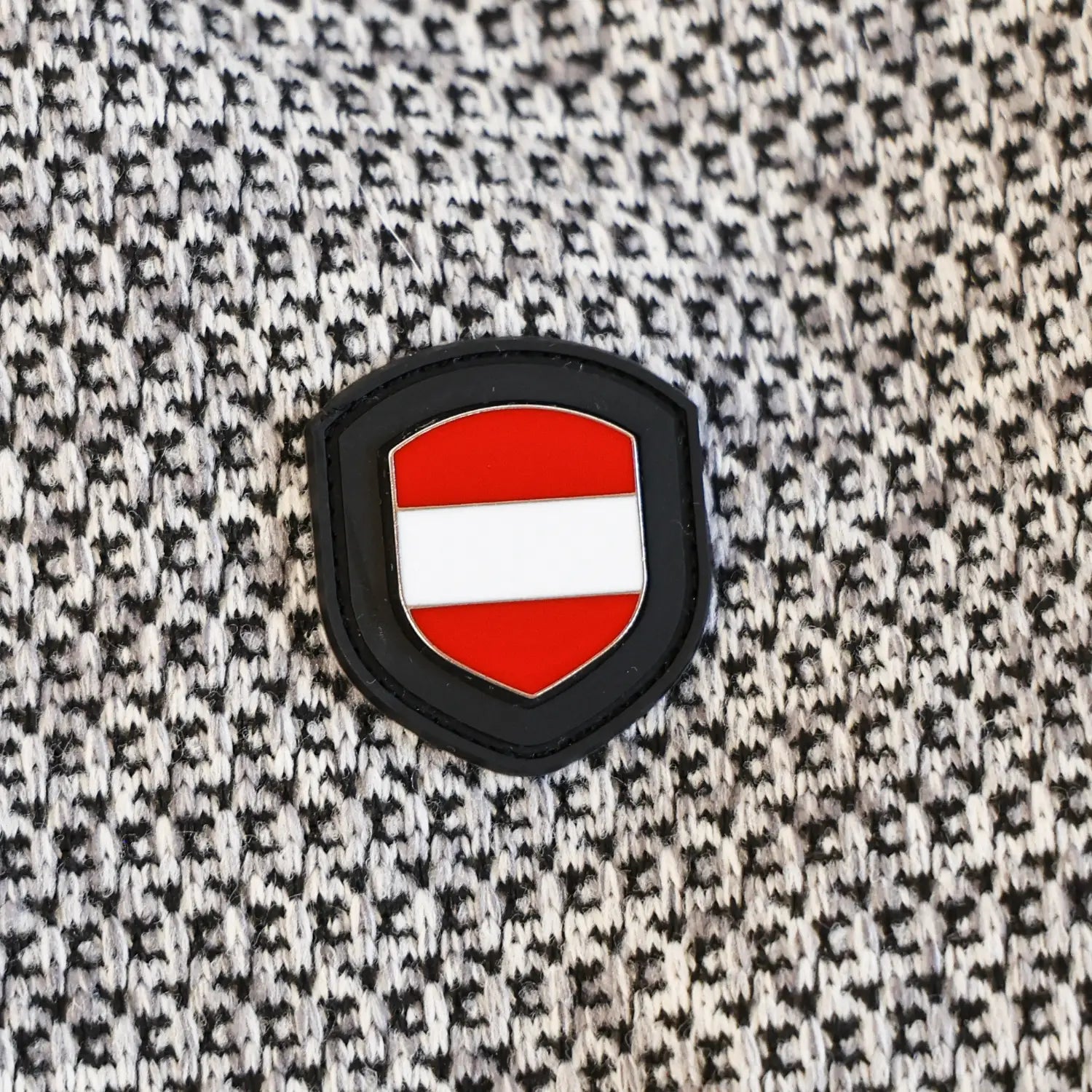 Österreich Kultjacke ohne Kapuze - Strickoptik