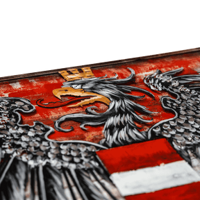 Österreich Wappen Holz Bild