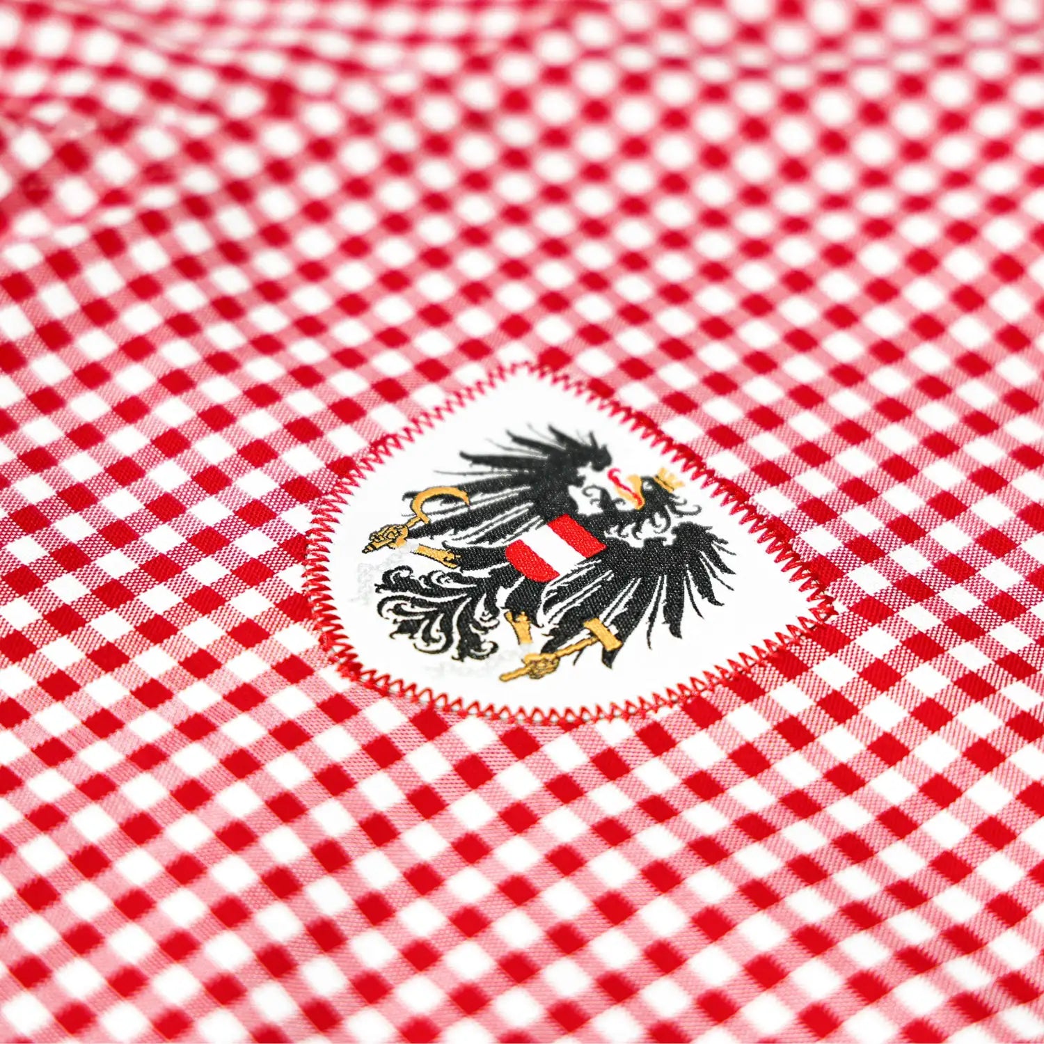Österreich Wappen Kulthemd #Farbe_Rot-Kariert