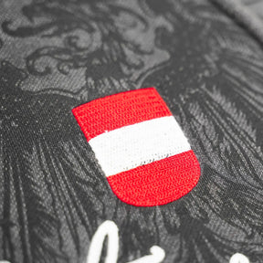 Österreich Adler Vintage Hoodie - Dunkelgrau