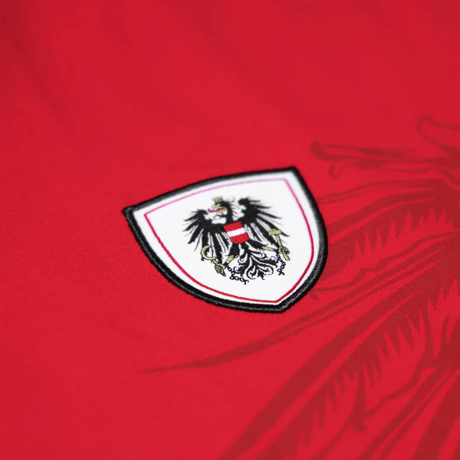 Österreich Wappen Shirt rot schwarz #Farbe_Rot